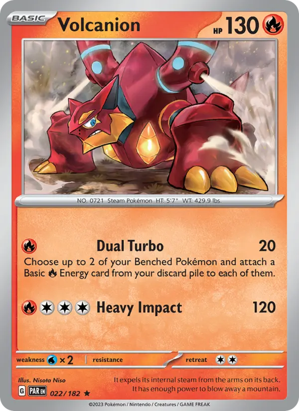 Volcanion — Pokémon card