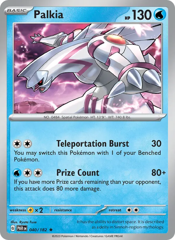 Palkia — Pokémon card
