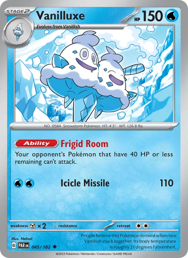 Vanilluxe — Pokémon card