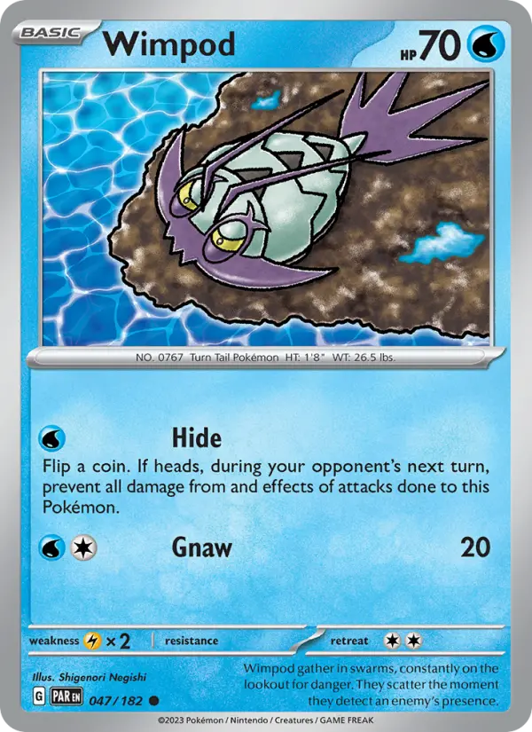 Wimpod — Pokémon card