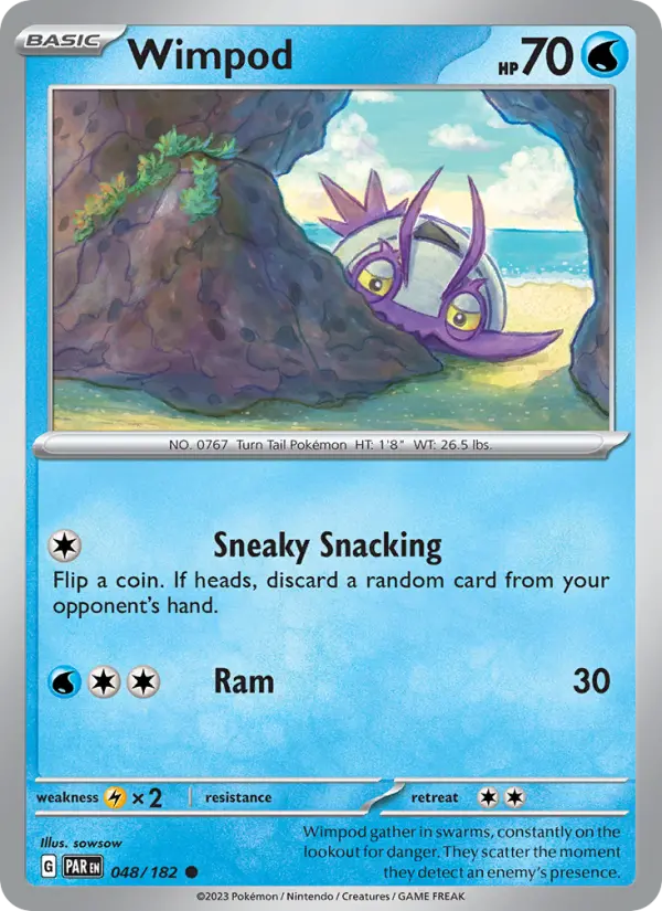 Wimpod — Pokémon card