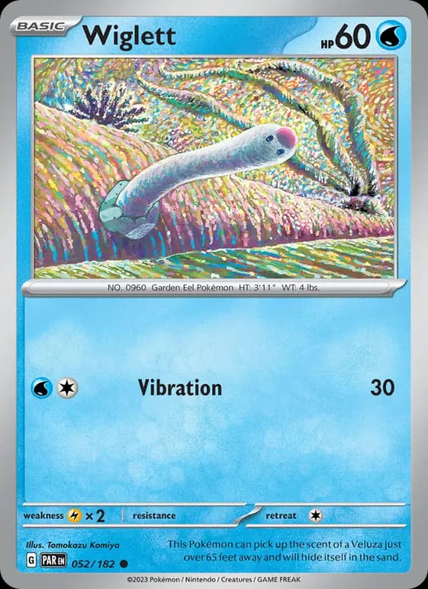 Wiglett — Pokémon card