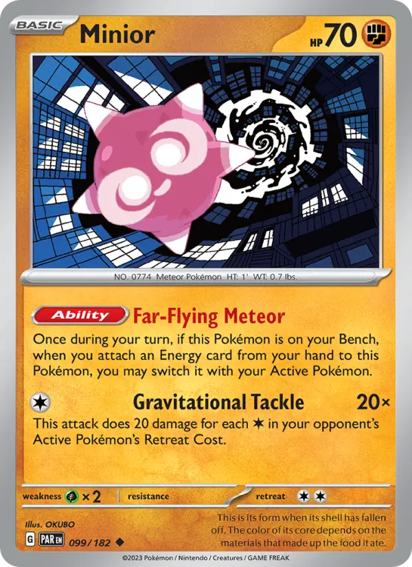 Minior — Pokémon card