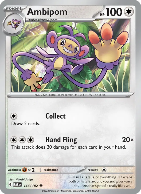 Ambipom — Pokémon card
