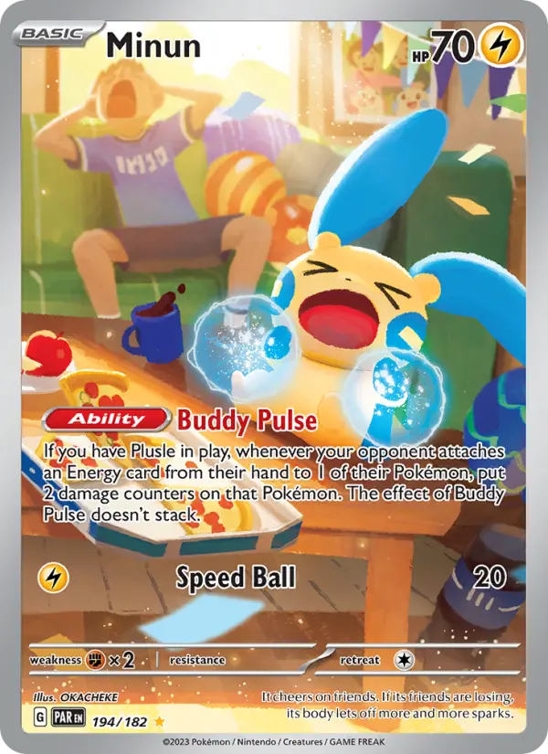 Minun — Pokémon card