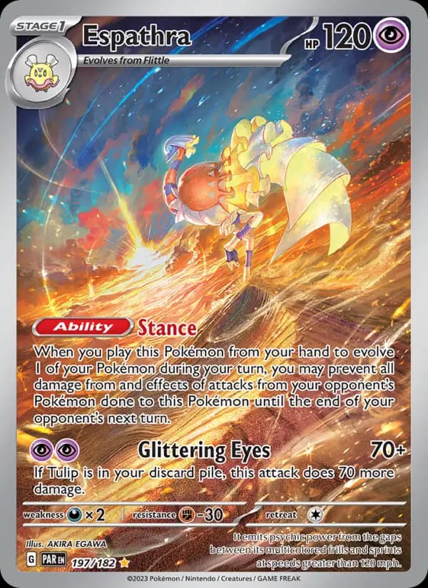Espathra — Pokémon card