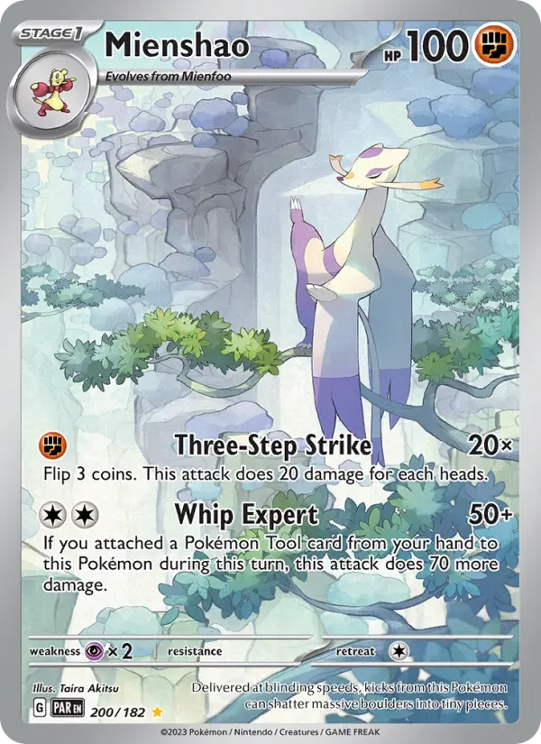 Mienshao — Pokémon card
