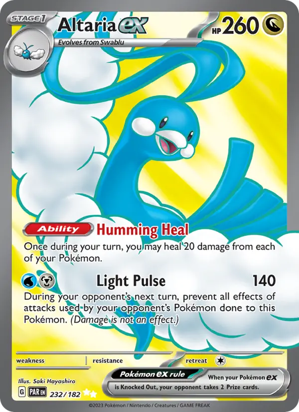 Altaria ex — Pokémon card