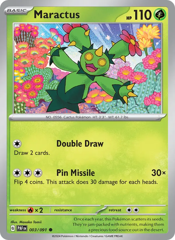 Maractus — Pokémon card