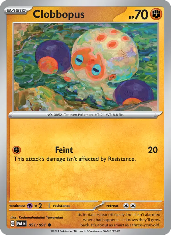 Clobbopus — Pokémon card