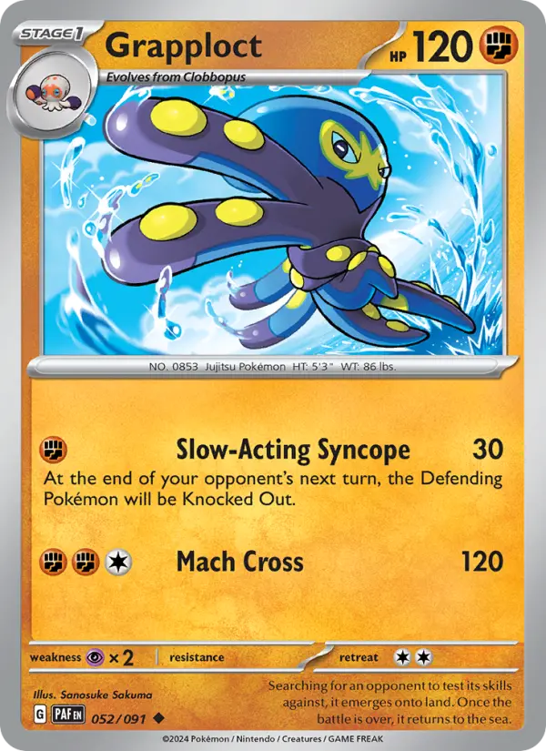 Grapploct — Pokémon card