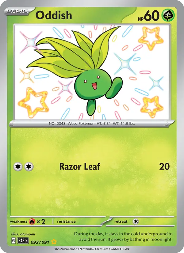 Oddish — Pokémon card