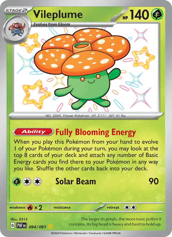 Vileplume — Pokémon card