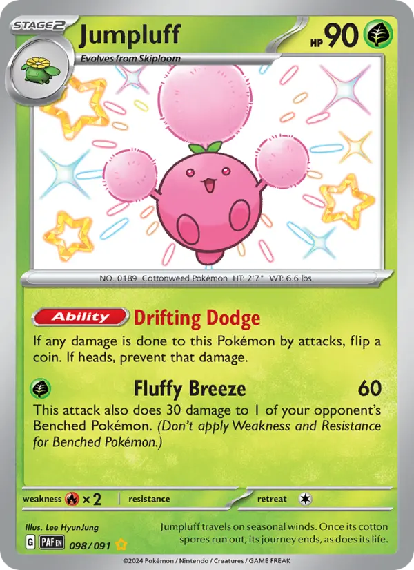 Jumpluff — Pokémon card