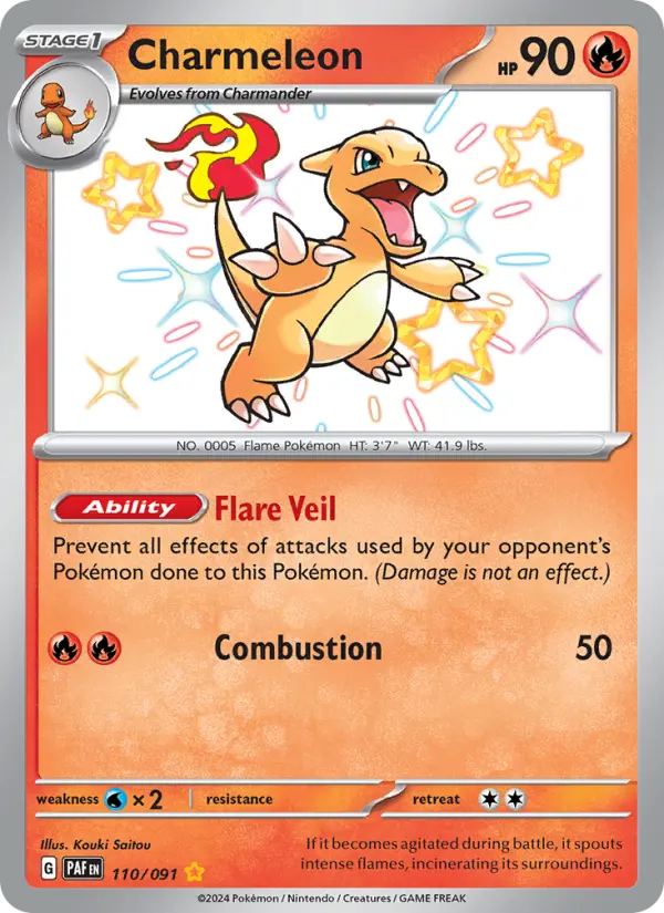 Charmeleon — Pokémon card