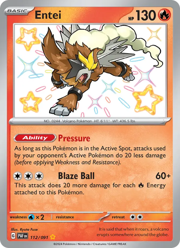 Entei — Pokémon card