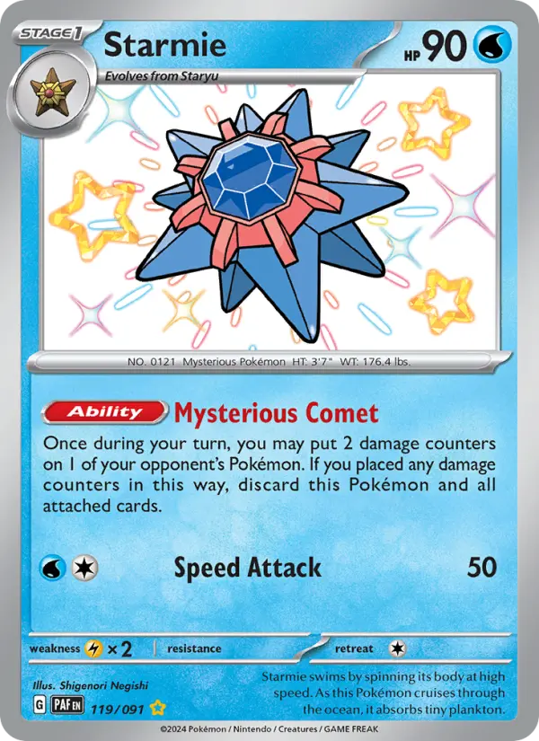 Starmie — Pokémon card