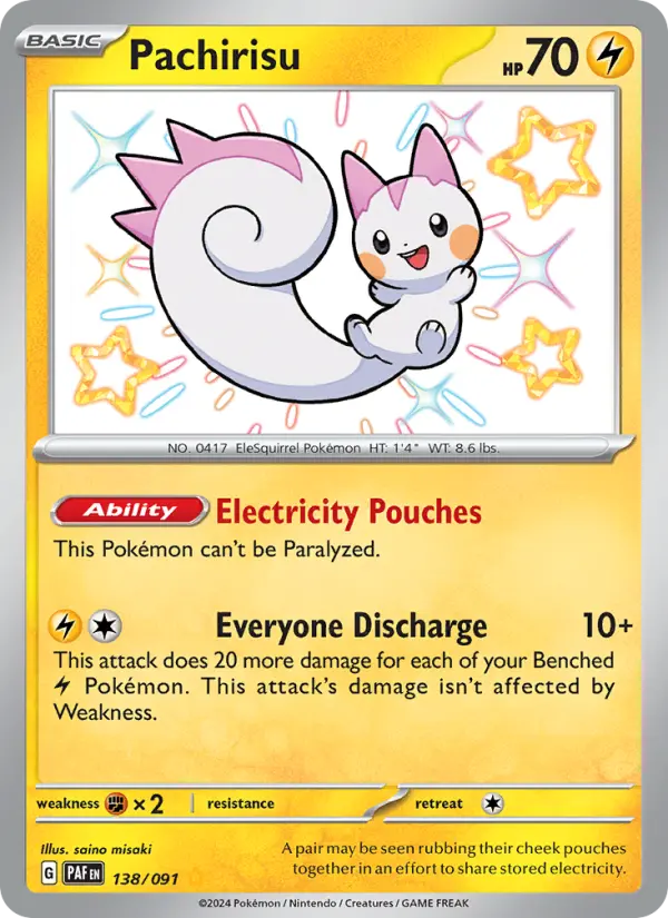 Pachirisu — Pokémon card