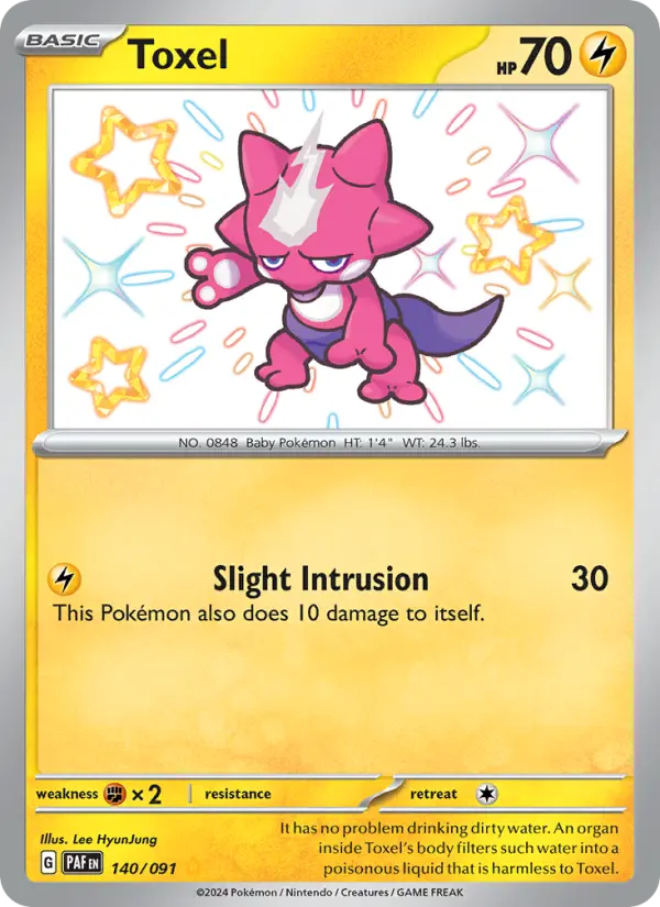 Toxel — Pokémon card