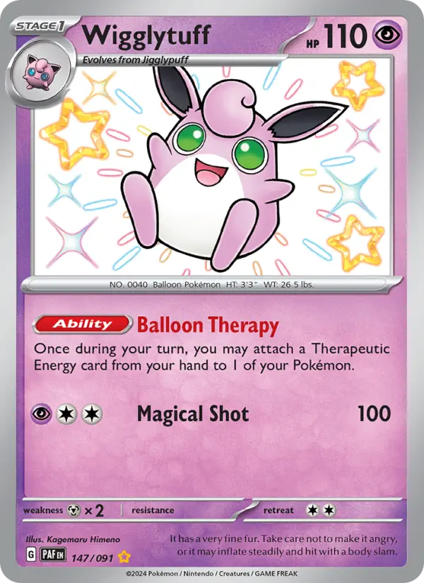 Wigglytuff — Pokémon card