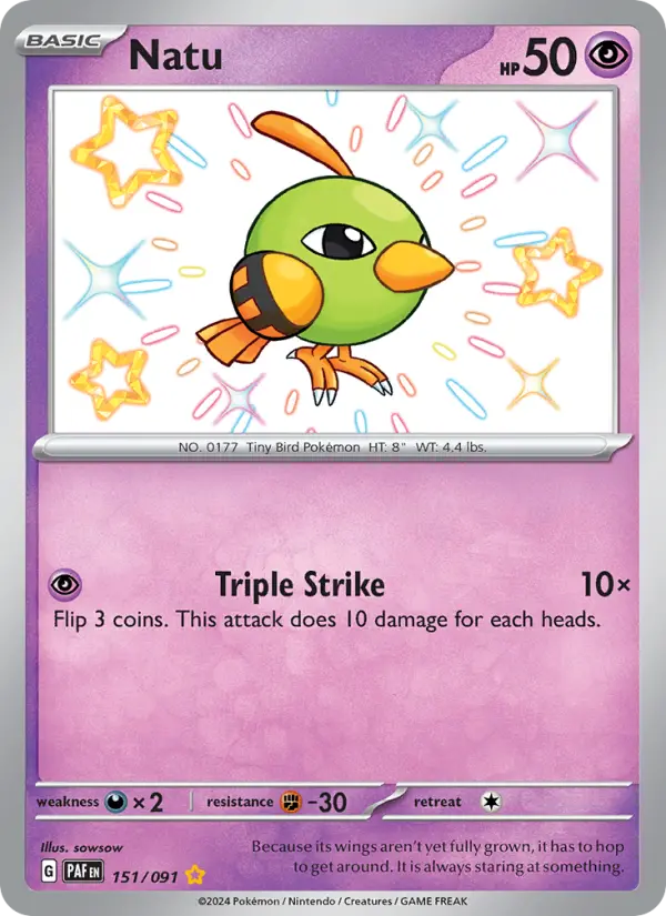 Natu — Pokémon card
