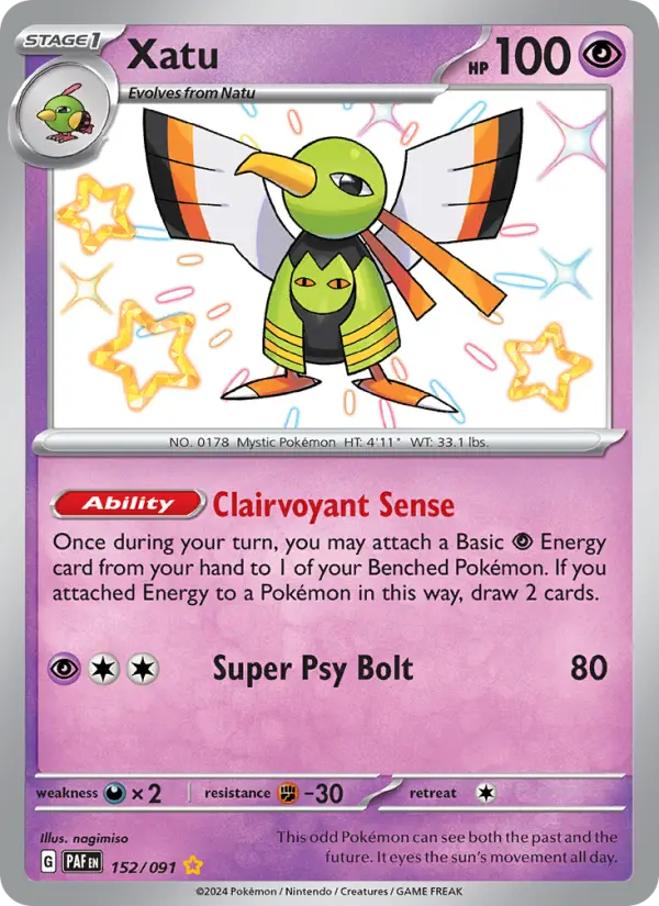 Xatu — Pokémon card