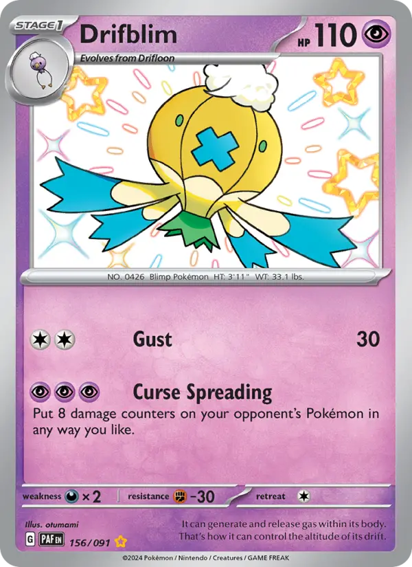 Drifblim — Pokémon card