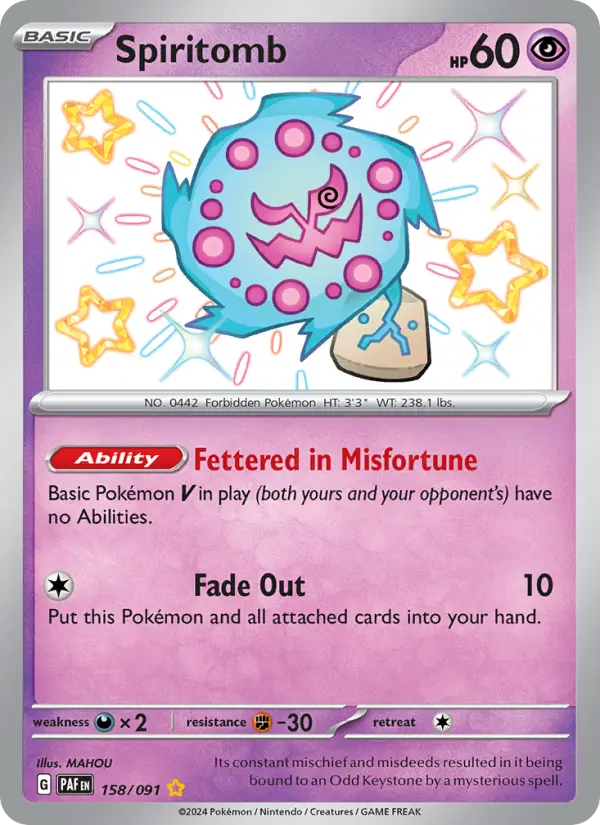 Spiritomb — Pokémon card
