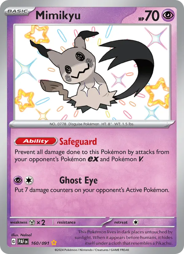 Mimikyu — Pokémon card