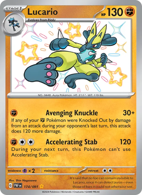 Lucario — Pokémon card