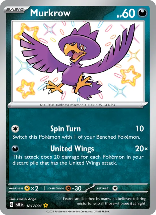 Murkrow — Pokémon card