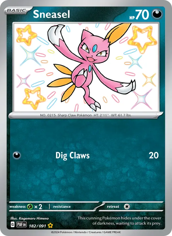 Sneasel — Pokémon card