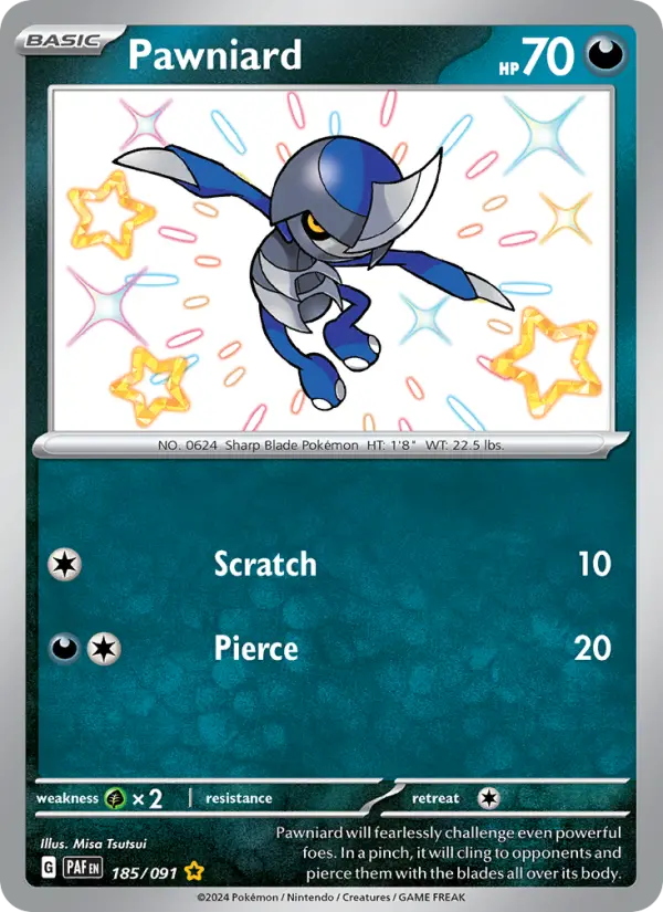 Pawniard — Pokémon card