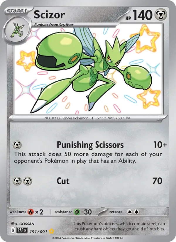 Scizor — Pokémon card