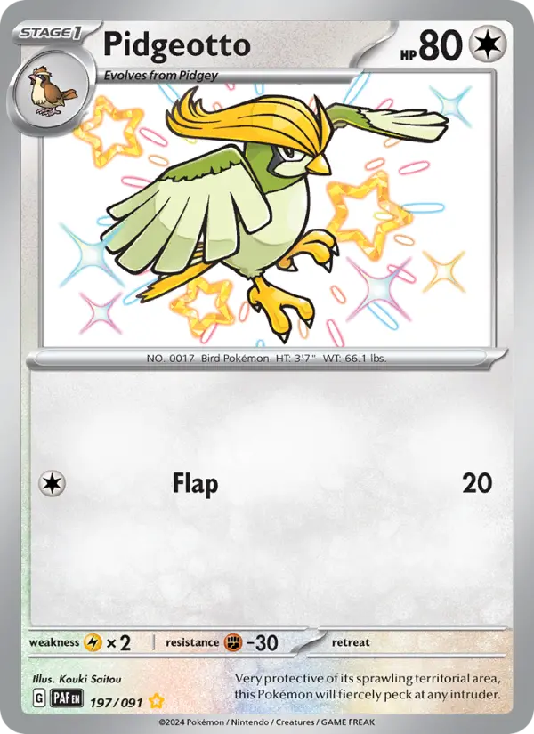 Pidgeotto — Pokémon card