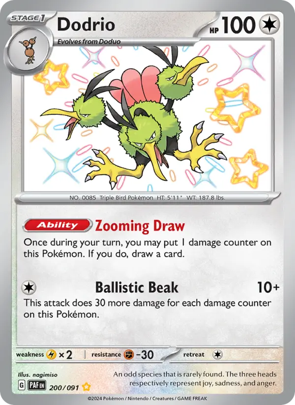 Dodrio — Pokémon card