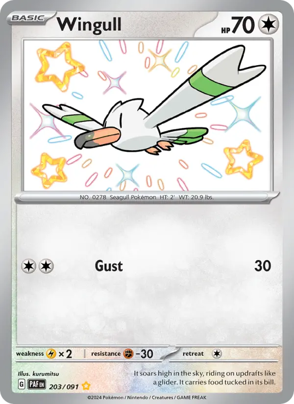 Wingull — Pokémon card
