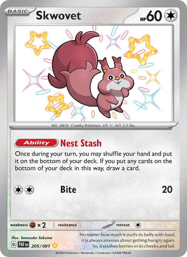 Skwovet — Pokémon card