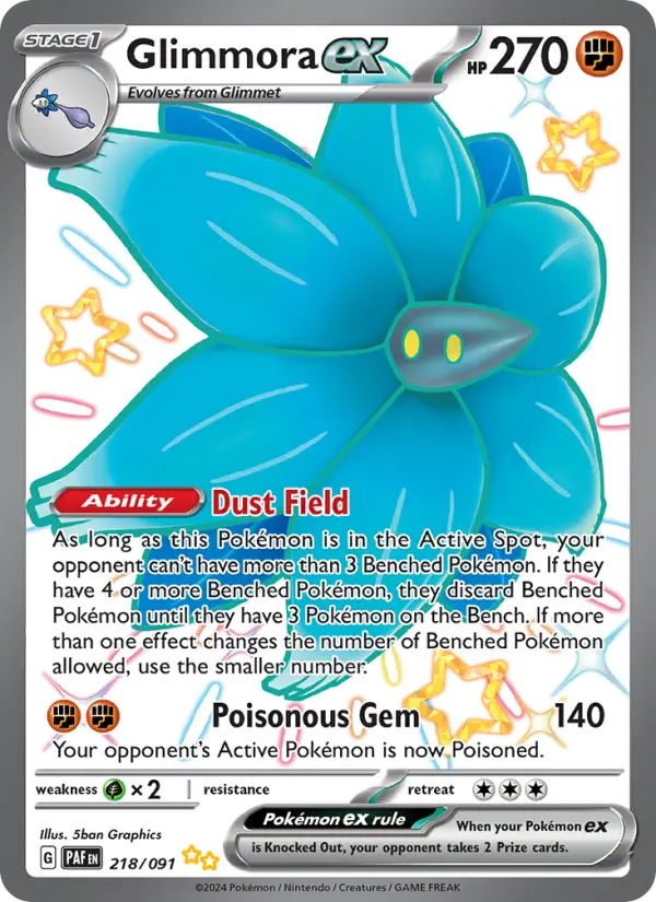 Glimmora ex — Pokémon card