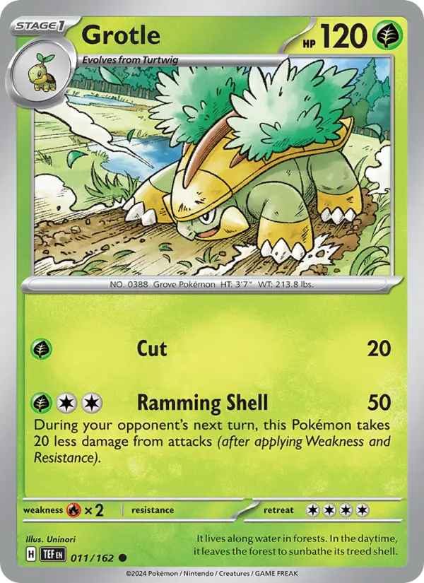 Grotle — Pokémon card