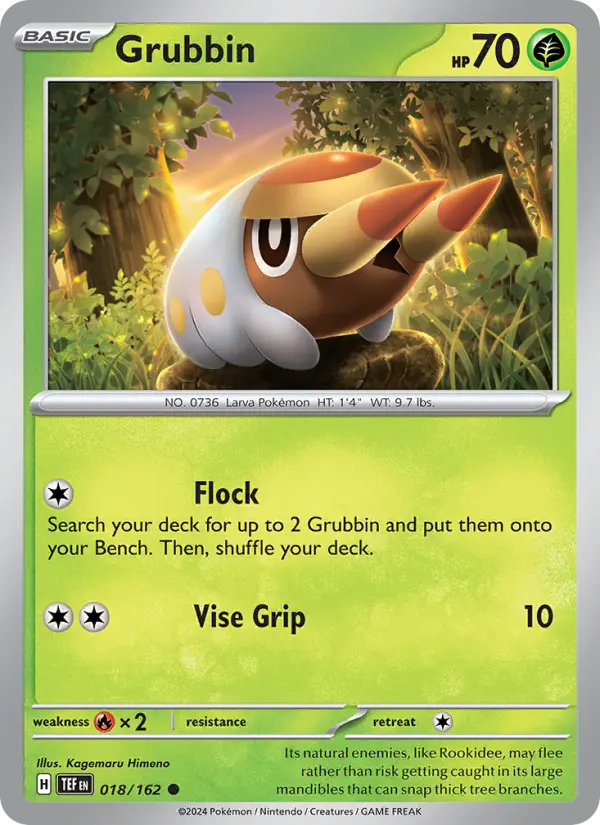 Grubbin — Pokémon card