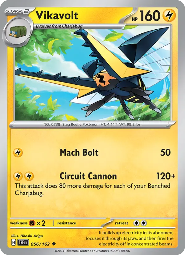 Vikavolt — Pokémon card