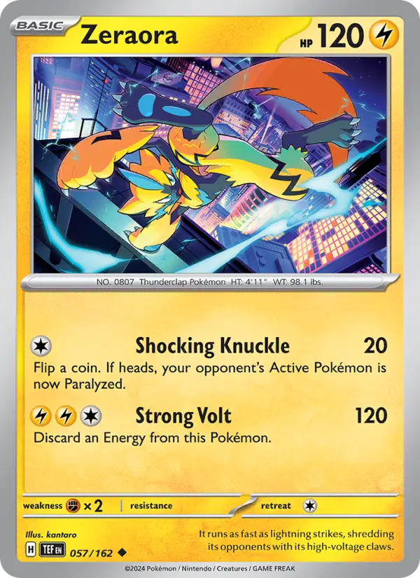Zeraora — Pokémon card