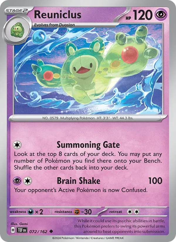 Reuniclus — Pokémon card