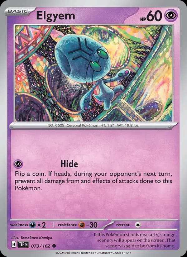Elgyem — Pokémon card