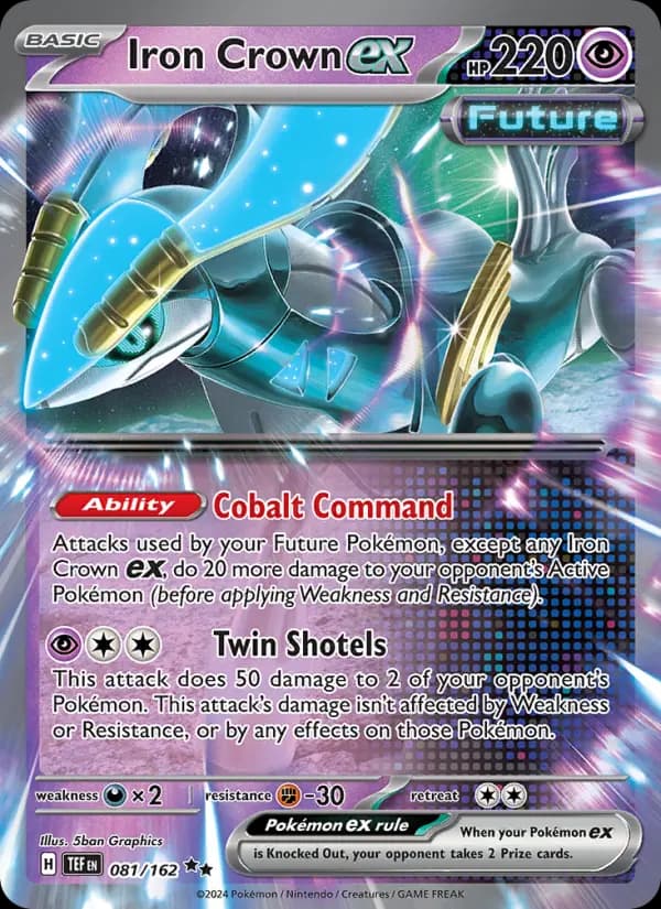 Iron Crown ex — Pokémon card