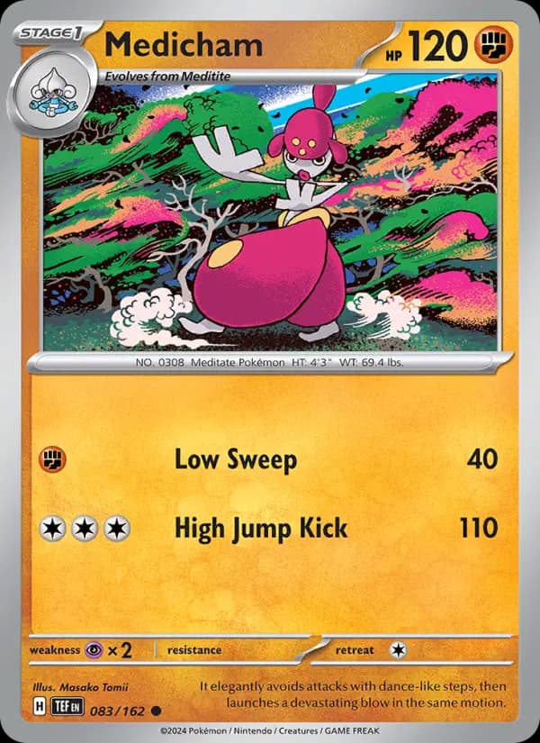 Medicham — Pokémon card