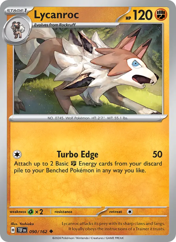 Lycanroc — Pokémon card