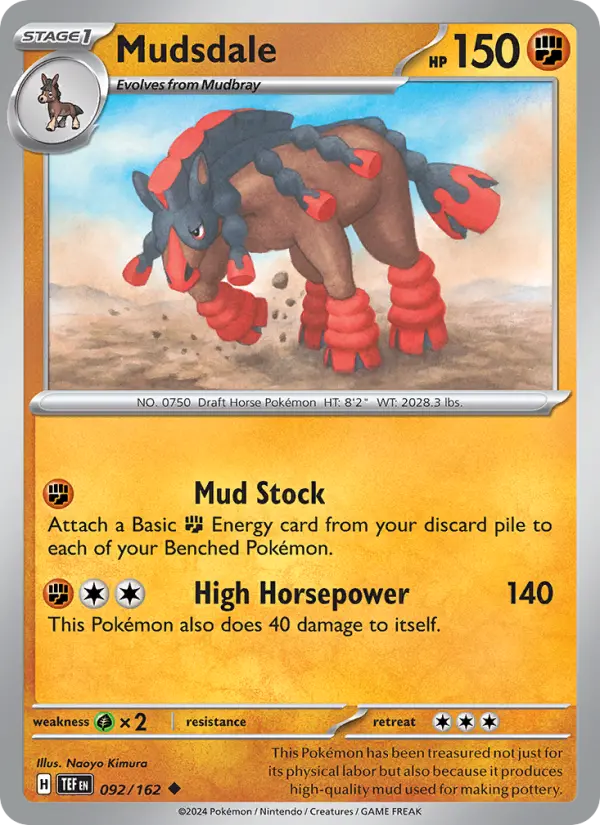 Mudsdale — Pokémon card