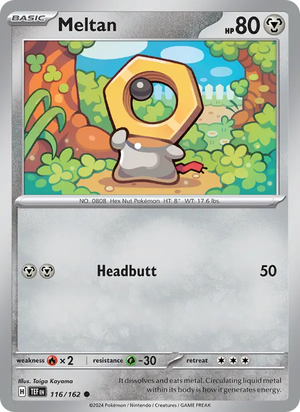 Meltan — Pokémon card